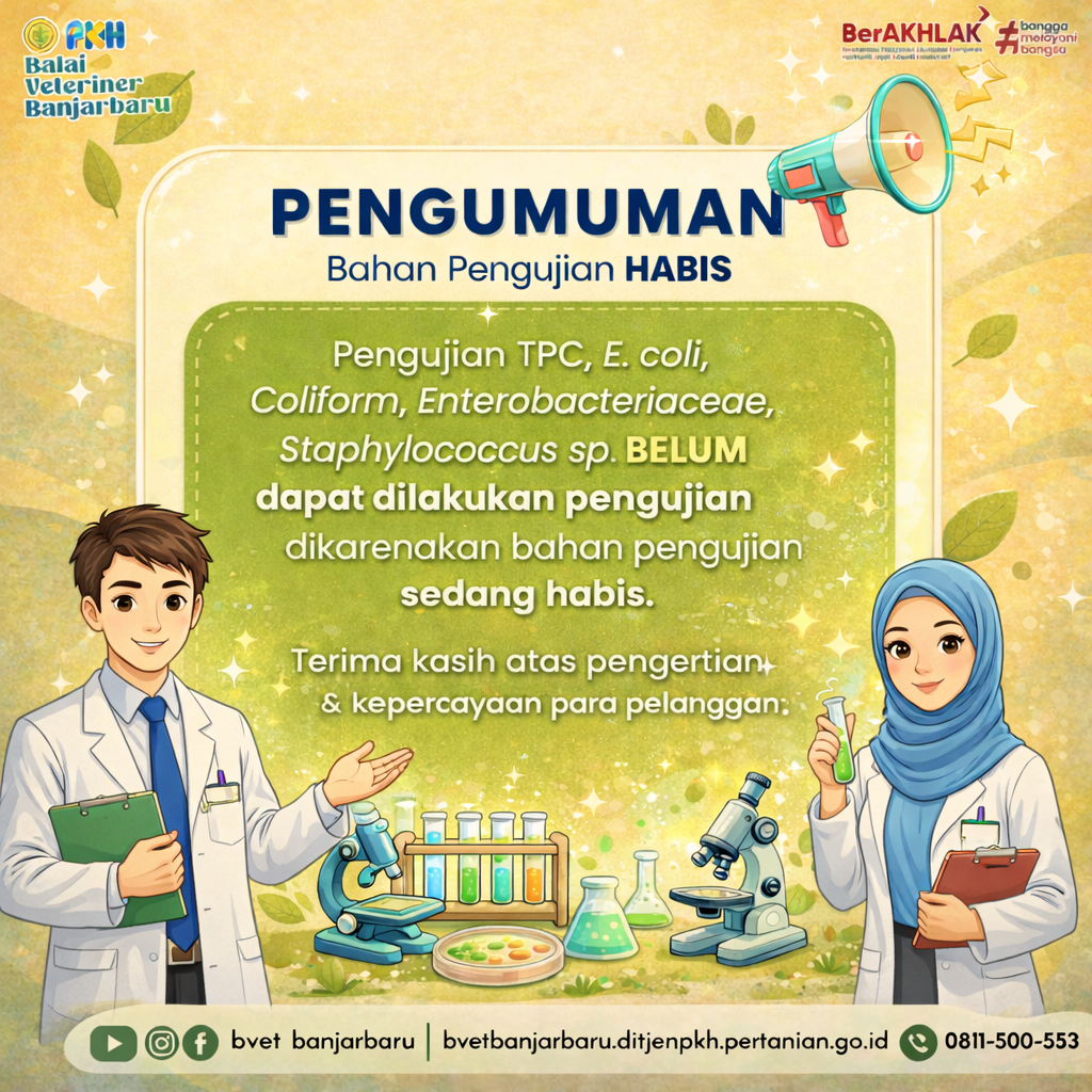 Bahan Pengujian Habis